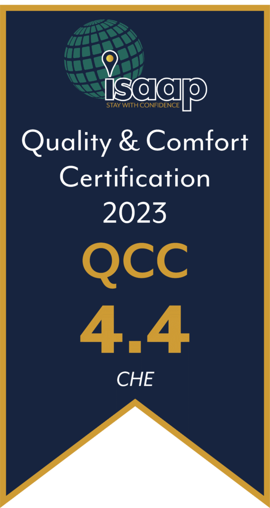 Quality & Confort ISAAP accreditation 2023 for servicxed apartments