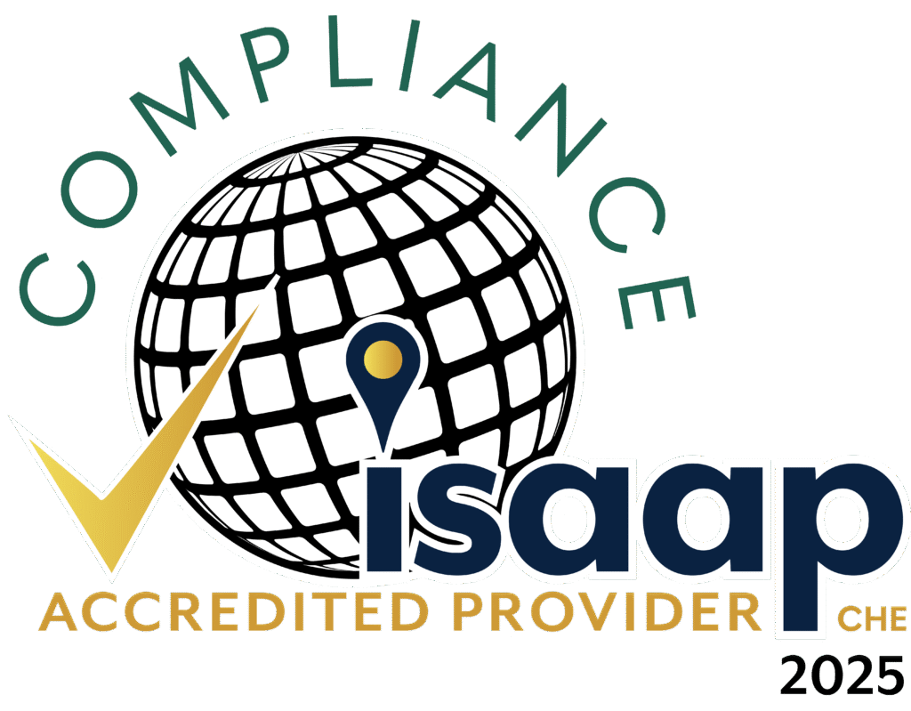 ISAAP EURO CH Base 2 Safety and Security Compliance Accreditation 2025 badge for serviced apartments in switzerland and europe